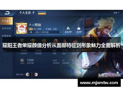 耀阳王者荣耀颜值分析从面部特征到形象魅力全面解析